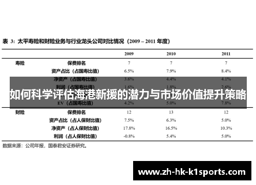 如何科学评估海港新援的潜力与市场价值提升策略